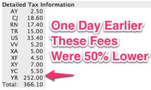 Someone Please Explain Delta Airlines Carrier Imposed International Surcharges