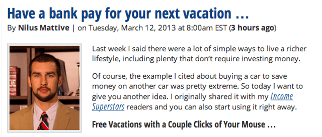 Signup Bonuses in the Mainstream