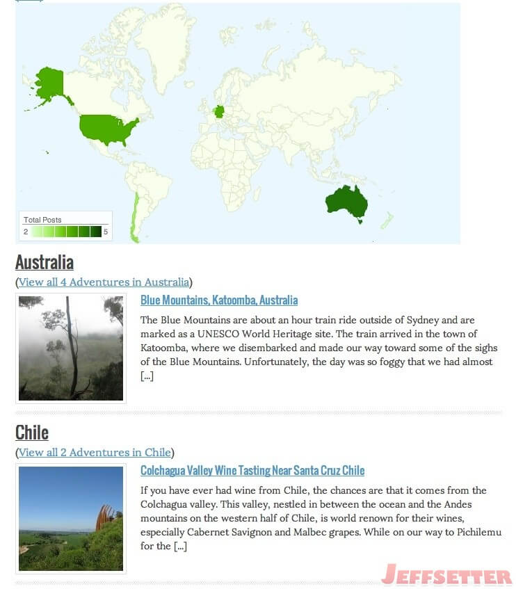 Introducing the Interactive Travel Map