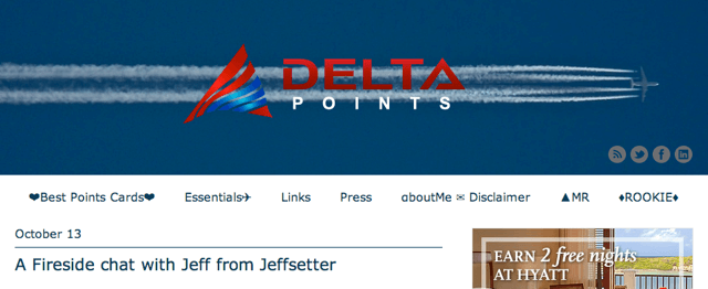 Welcome Delta Points Readers!