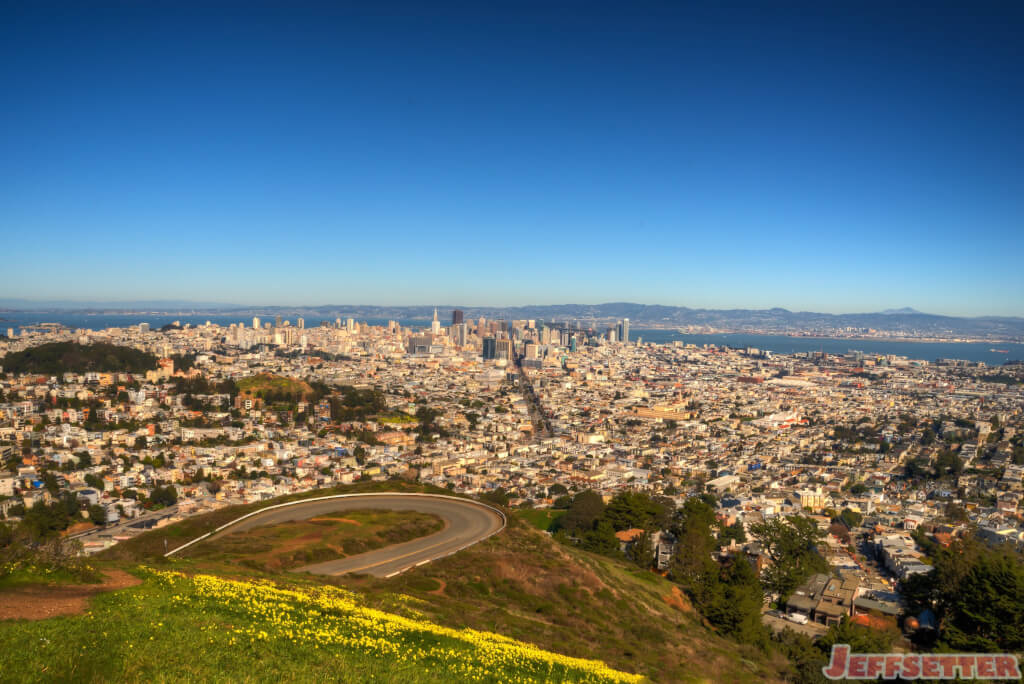View of San Francisco from Twin Peaks