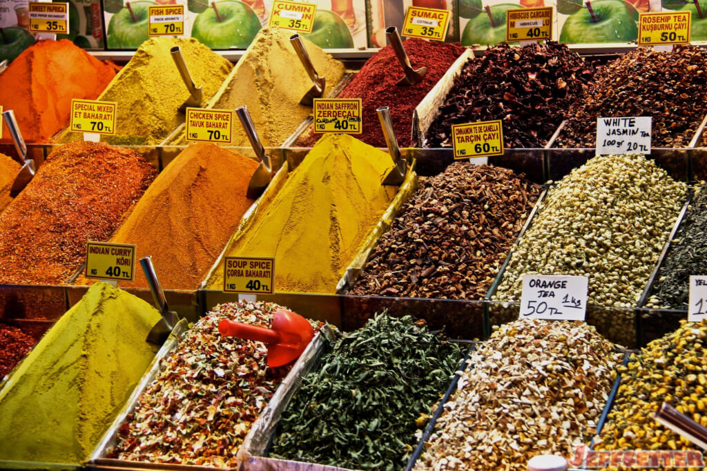 Galata Spice Market in Istanbul, Turkey