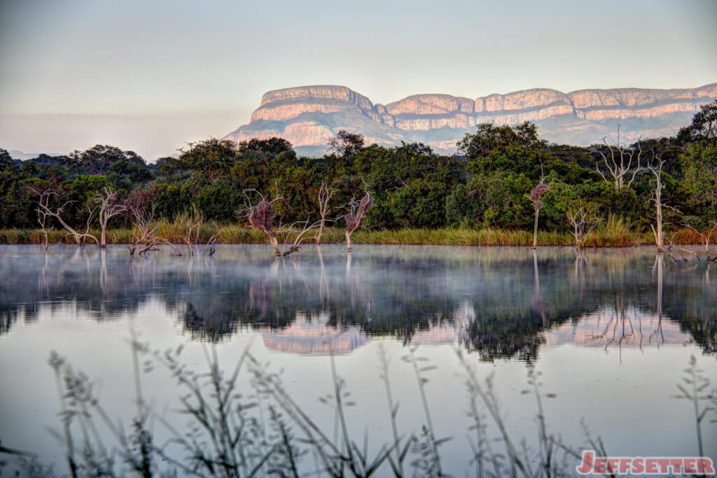 Early Morning Mountains on Safari in South Africa