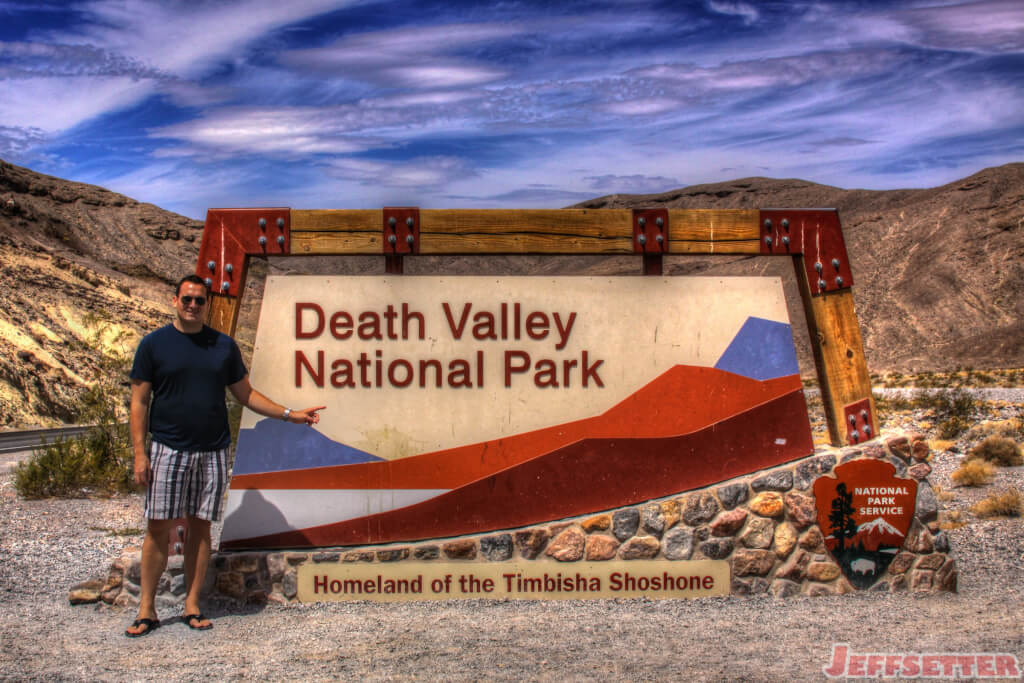 Death Valley National Park Welcome Sign