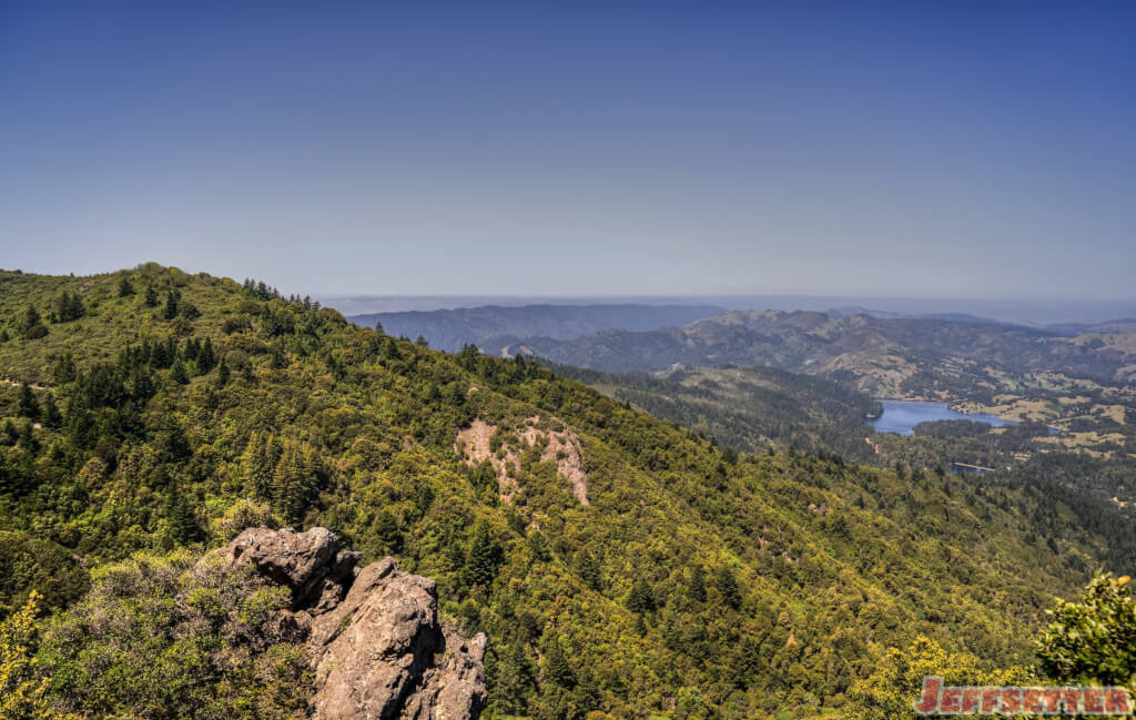 View from East Peak of Mount Tamalpais, Northern California