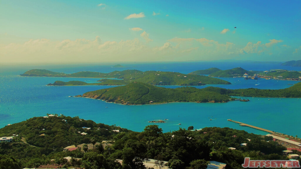 Hassel Island from St. Thomas, US Virgin Islands
