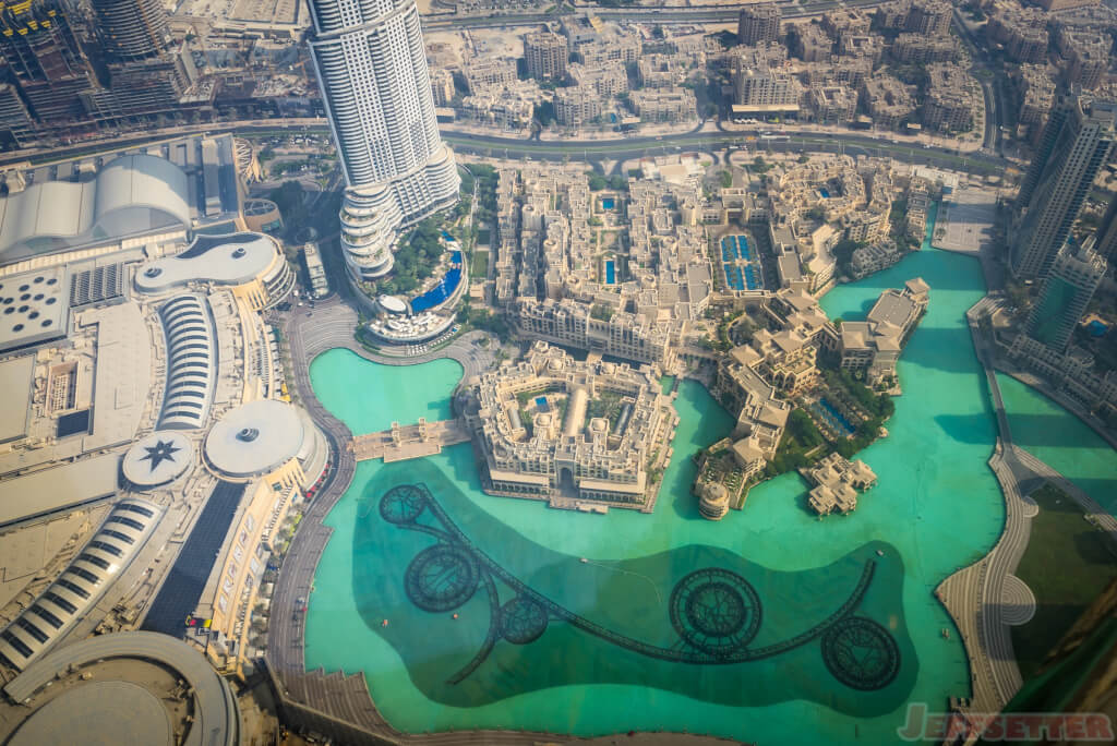 View from the 122nd Floor of the Burj Khalifa in Dubai