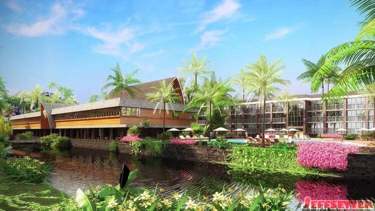 Hyatt Unbound Coco Palms Construction