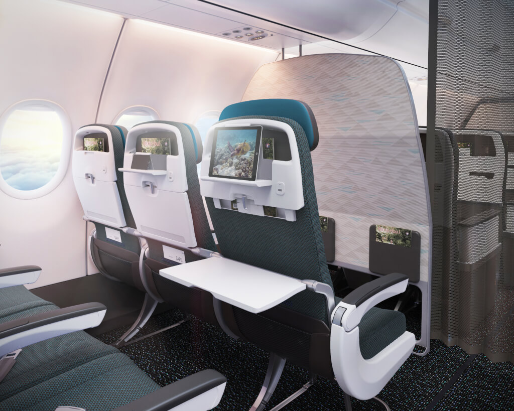 Hawaiian Air A321neo Cabin