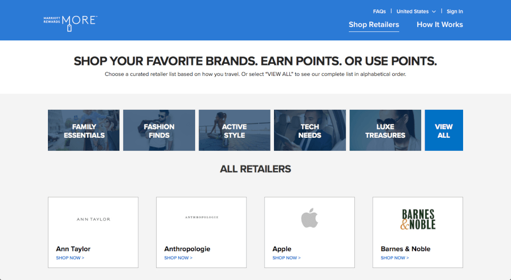 Marriott Rewards MORE update