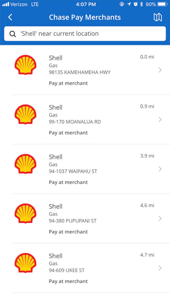 Chase Pay Partners with Shell Fuel Rewards