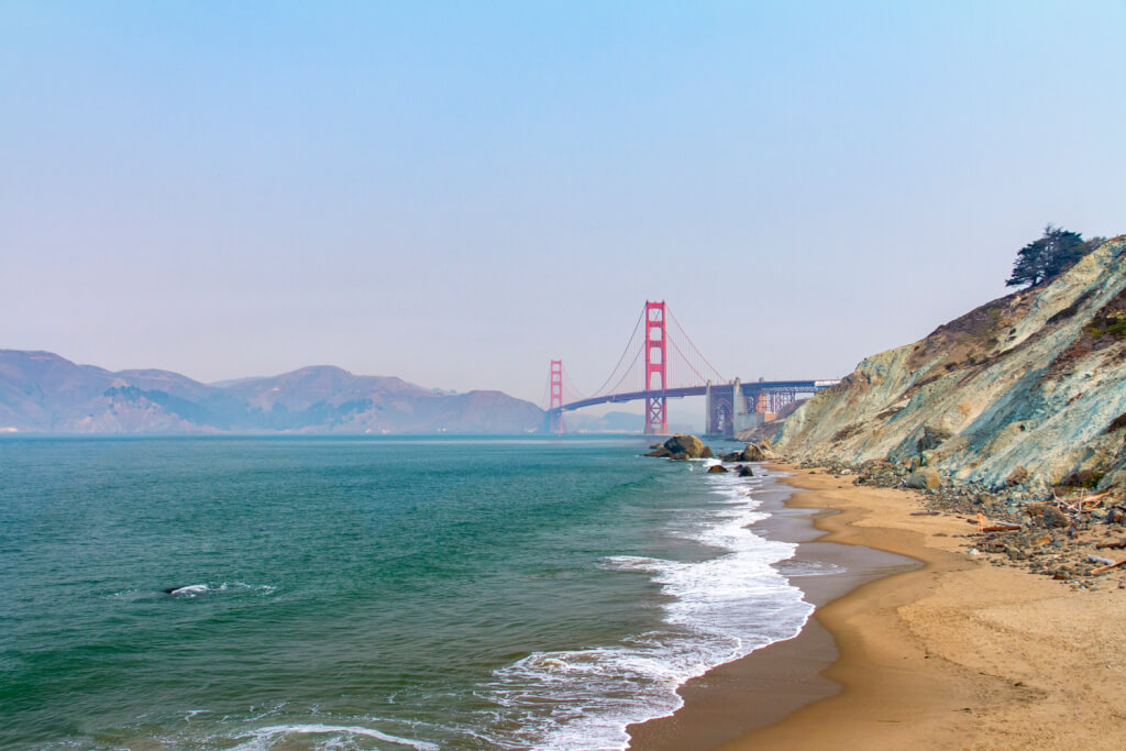 Hiking Down to Marshall