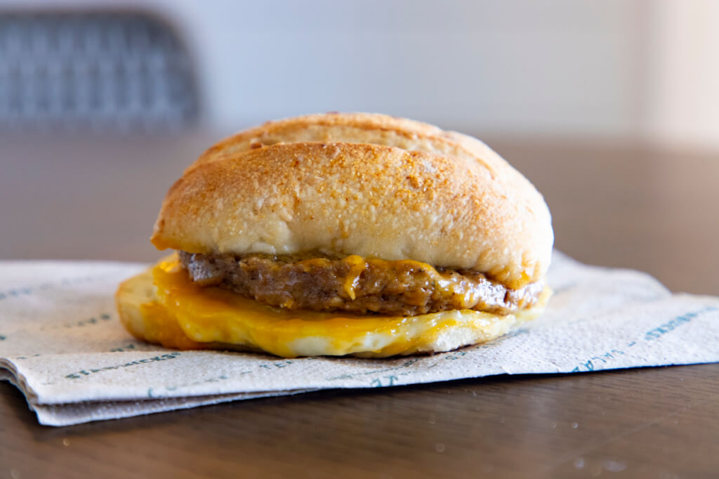 Review: Starbucks Impossible Sausage Sandwich