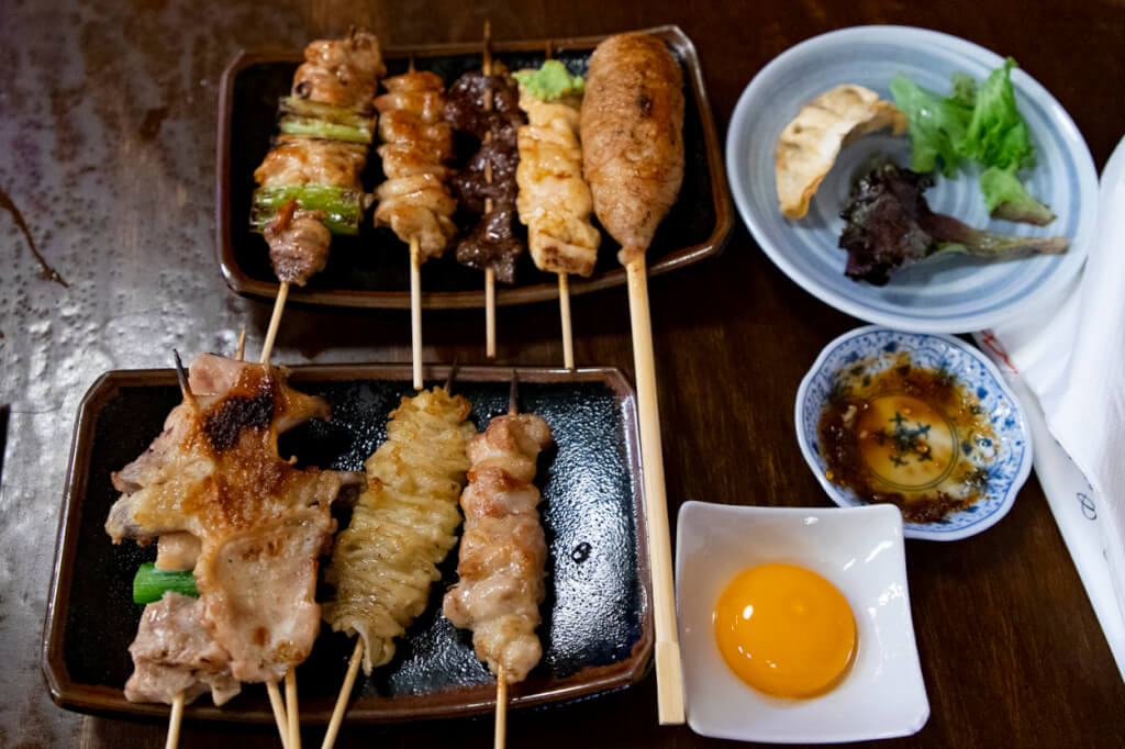 Yakitori at Tori Ton Hawaii
