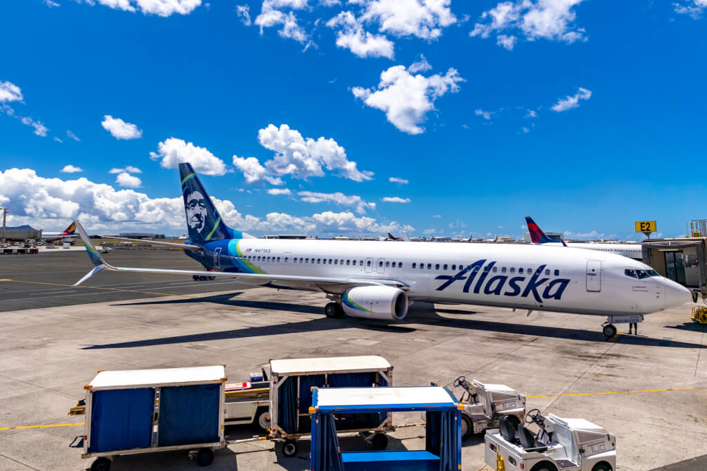 Alaska Air Flight 808 Honolulu to Seattle
