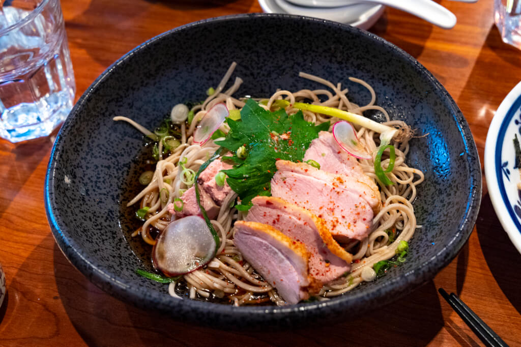 Outstanding Soba at Kamonegi Seattle