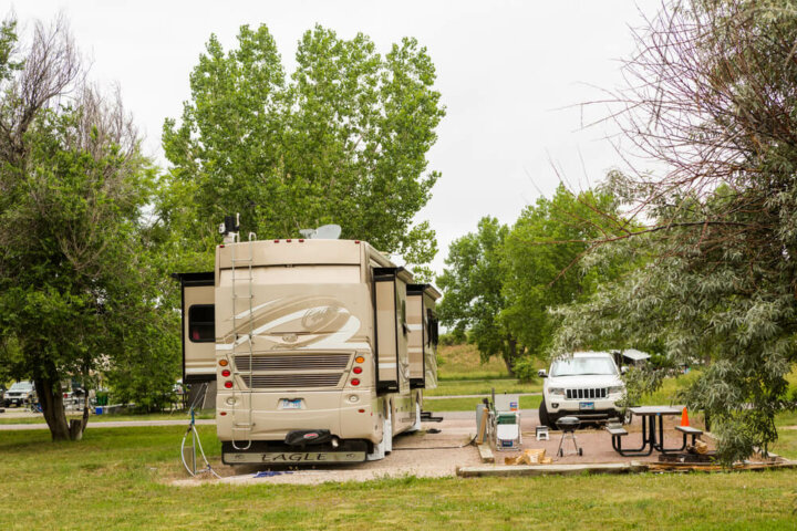 6 Small Class A RVs With Opposing Slides
