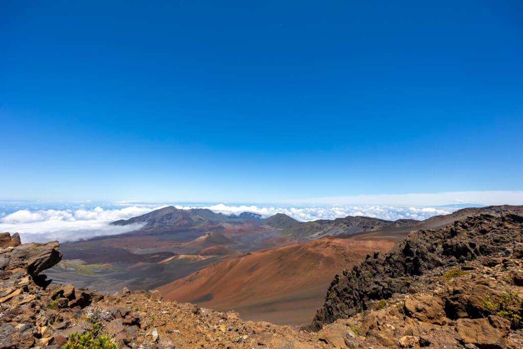 Day of Hiking in Haleakalā National Park - summit view