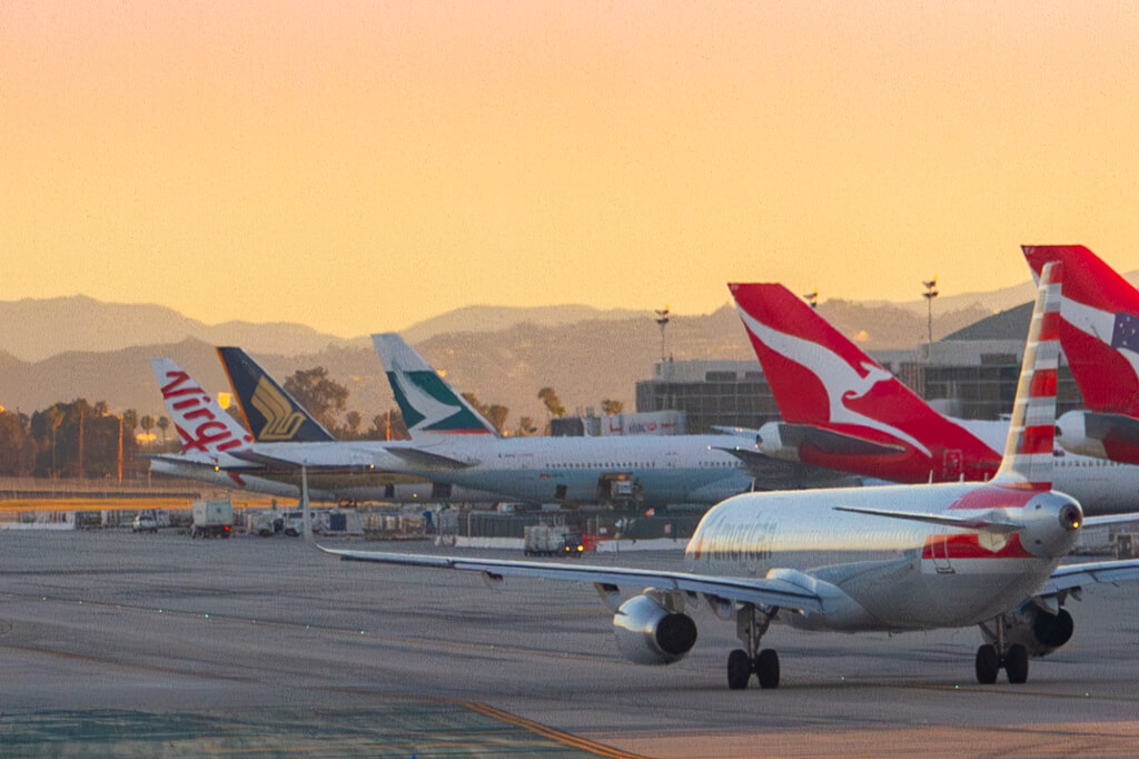 TBIT morning traffic at LAX